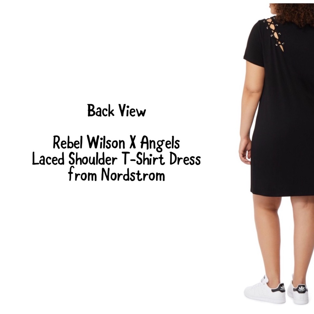Nordstroms Worn ONCE Rebel Wilson X Angels Black Dress - Picture 2 of 4